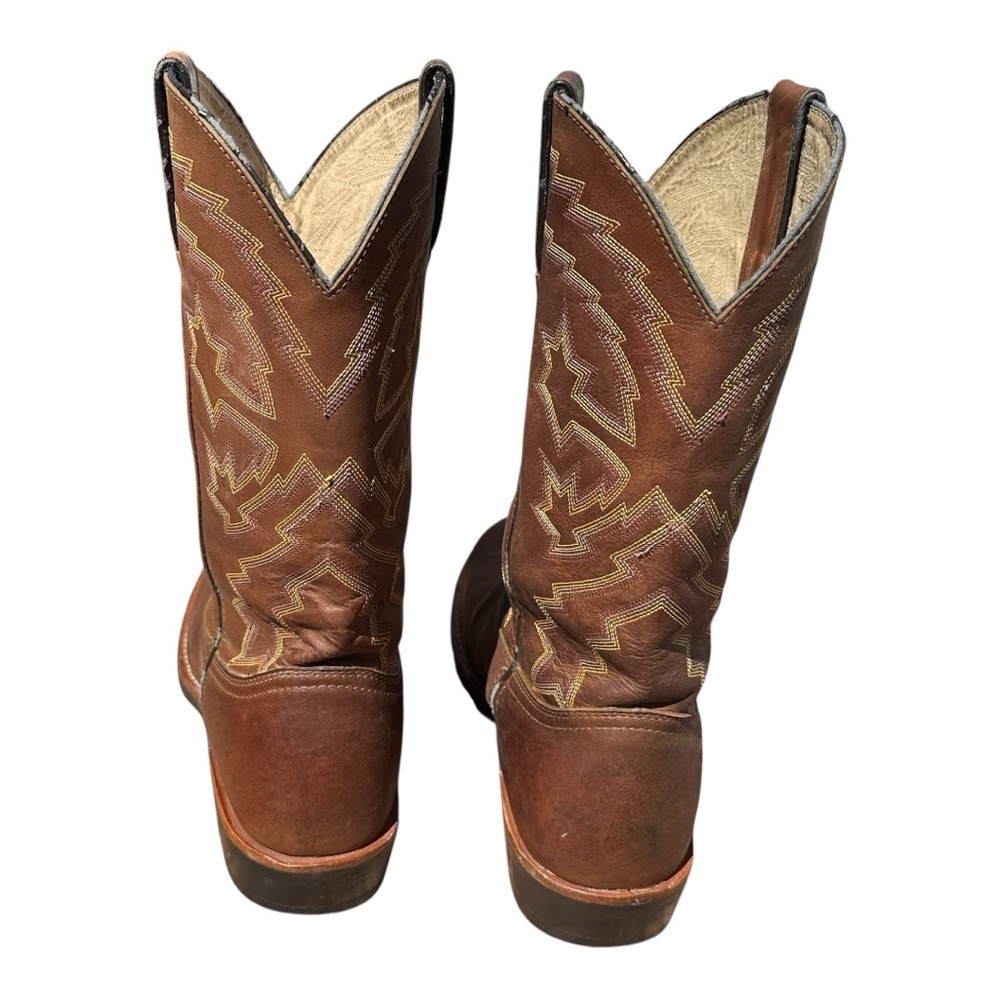Durango Men’s Brown Western Cowboy Boots Size 11 EE Leather Round Toe - Picture 6 of 14